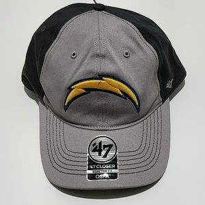 Los Angeles Chargers 47 closer stretch fit hat